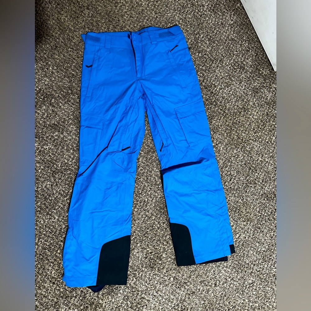 Columbia blue snow pants size small omnitech
